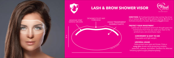 Lash & Brow Shower Visor